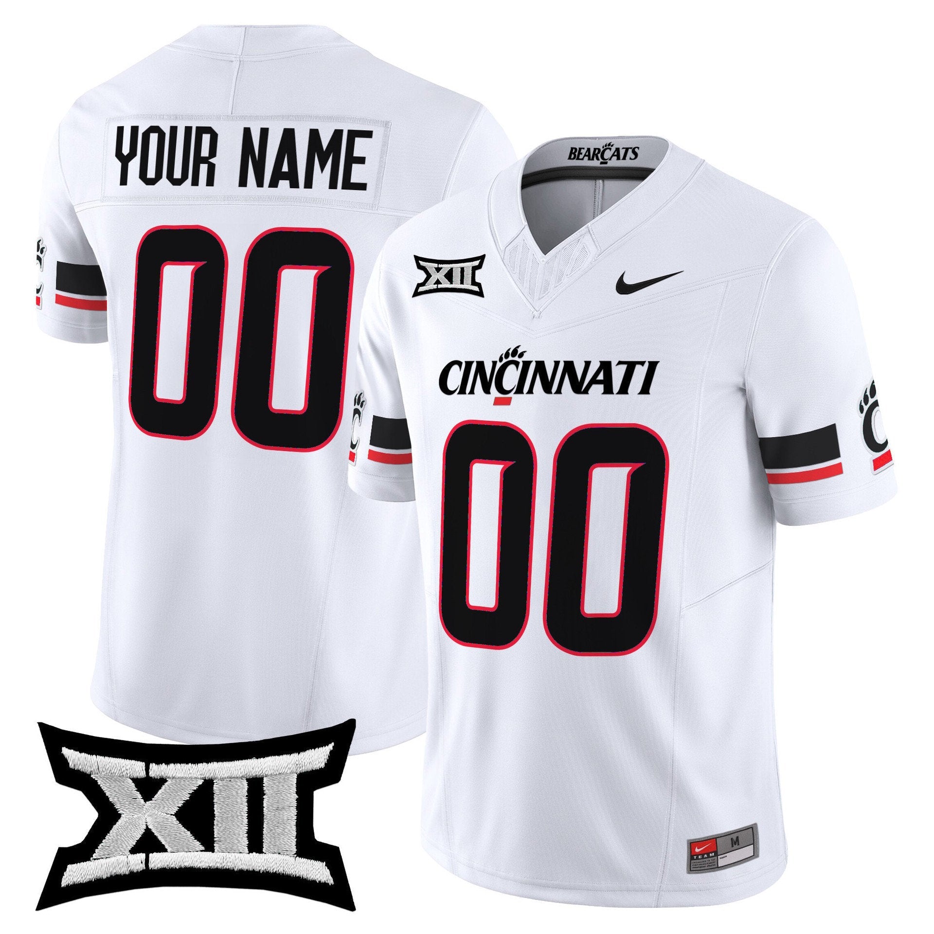 Custom Cincinnati Bearcats Jersey Name, Number 2025 Vapor Limited Stitched