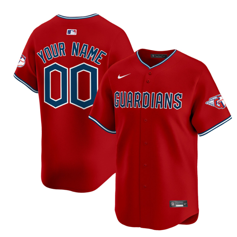 Custom Cleveland Guardians Jersey 2025 Vapor Premier Limited All Stitched