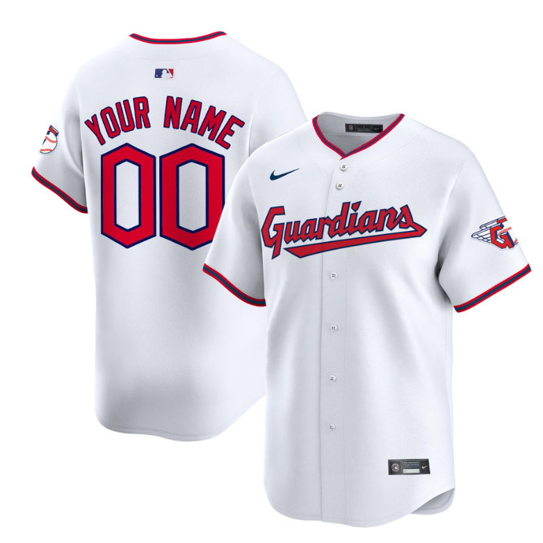 Custom Cleveland Guardians Jersey 2025 Vapor Premier Limited All Stitched