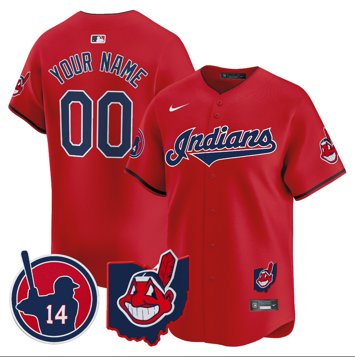 Custom Cleveland Guardians Jersey 2025 Vapor Premier Limited All Stitched