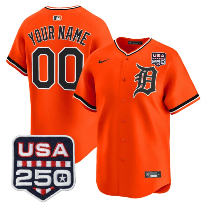 Custom Detroit Tigers Jersey 2026 Alternate Vapor Premier Limited Stitched