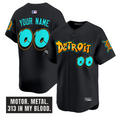 Custom Detroit Tigers Jersey Graffiti Motor City Edition Stitched