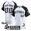 Custom Detroit Tigers Jersey Old English Edition Vapor Stitched