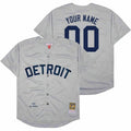 Custom Detroit Tigers Jersey Throwback Cooperstown Collection Stitched