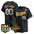 Custom Dodgers Jersey 2025 World Series Champions 250 America Stitched