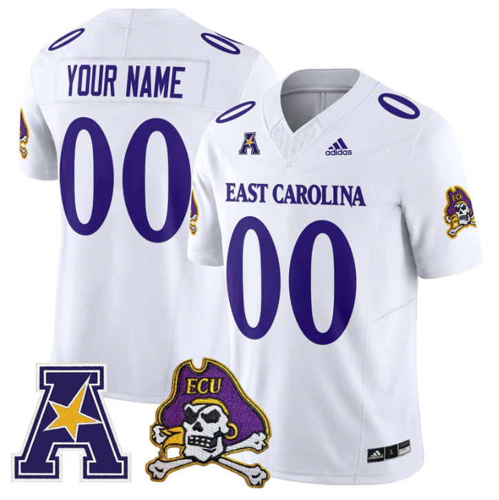 Custom East Carolina Pirates Jersey Name, Number 2025 Limited Stitched