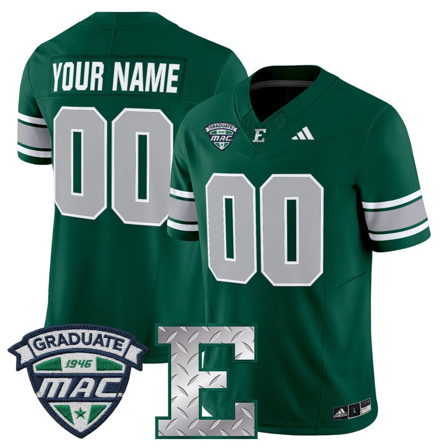 Custom Eastern Michigan Eagles Jersey 2025 Vapor Limited All Stitched