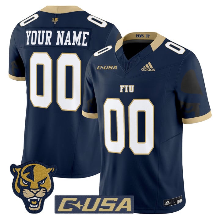 Custom Florida International Panthers Jersey 2025 Limited Stitched