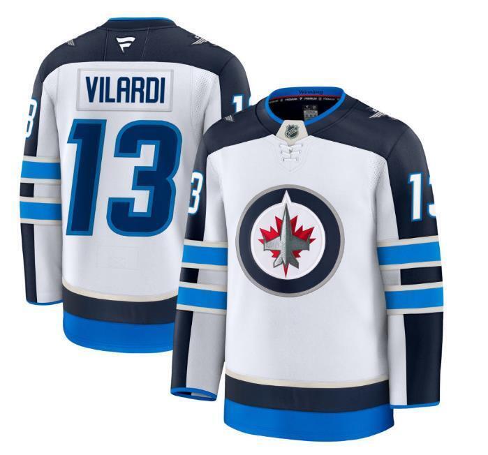 Custom Gabriel Vilardi Jets Jersey - Alternate  All Stitched