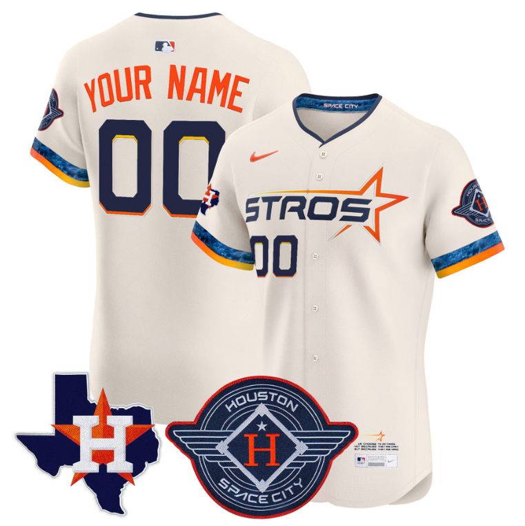 Custom Astros Jersey 2025 City Connect Mexico Vapor Premier Limited All Stitched