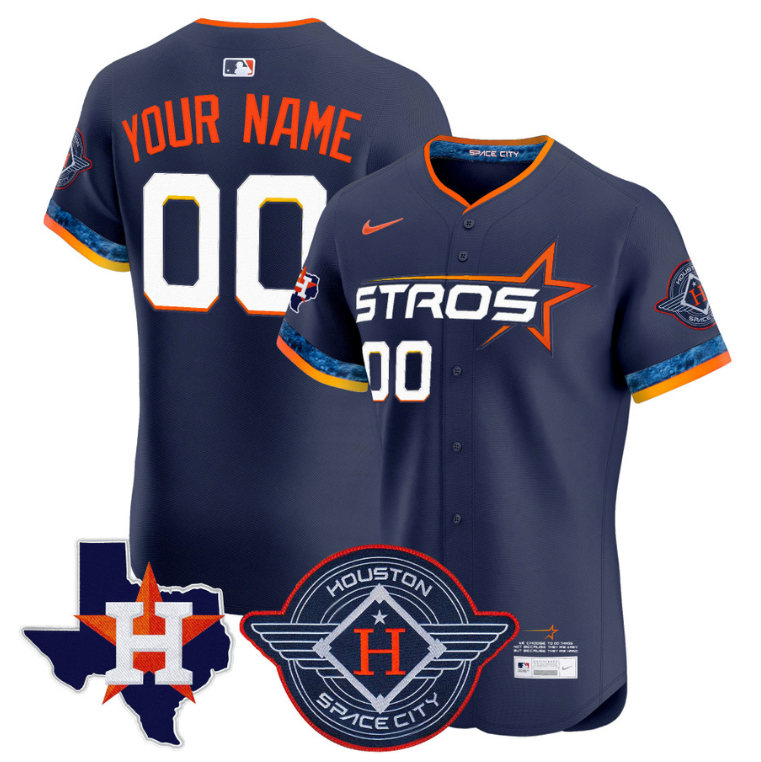 Custom Astros Jersey 2025 City Connect Mexico Vapor Premier Limited All Stitched