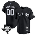 Custom Houston Astros Jersey Name, Number Old English Edition Stitched