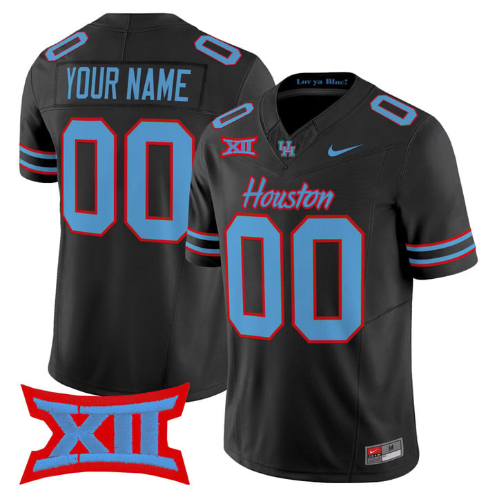 Custom Houston Cougars Jersey 2025 Oilers Inspired Limited Stitched