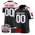Custom Indiana Hoosiers Jersey 2026 Peach Bowl Patch Limited Stitched