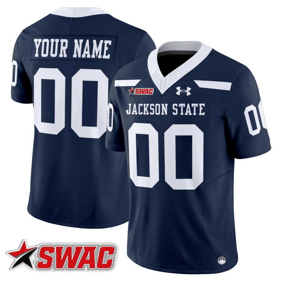 Custom Jackson State Tigers Jersey Name, Number 2025 Vapor Stitched
