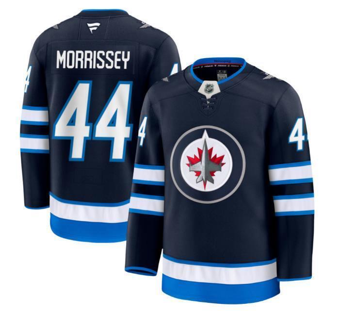 Custom Josh Morrissey Jets Jersey - Alternate   All Stitched