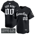 Custom Kansas City Royals Jersey Gothic Crown Edition Vapor Premier Limited Stitched
