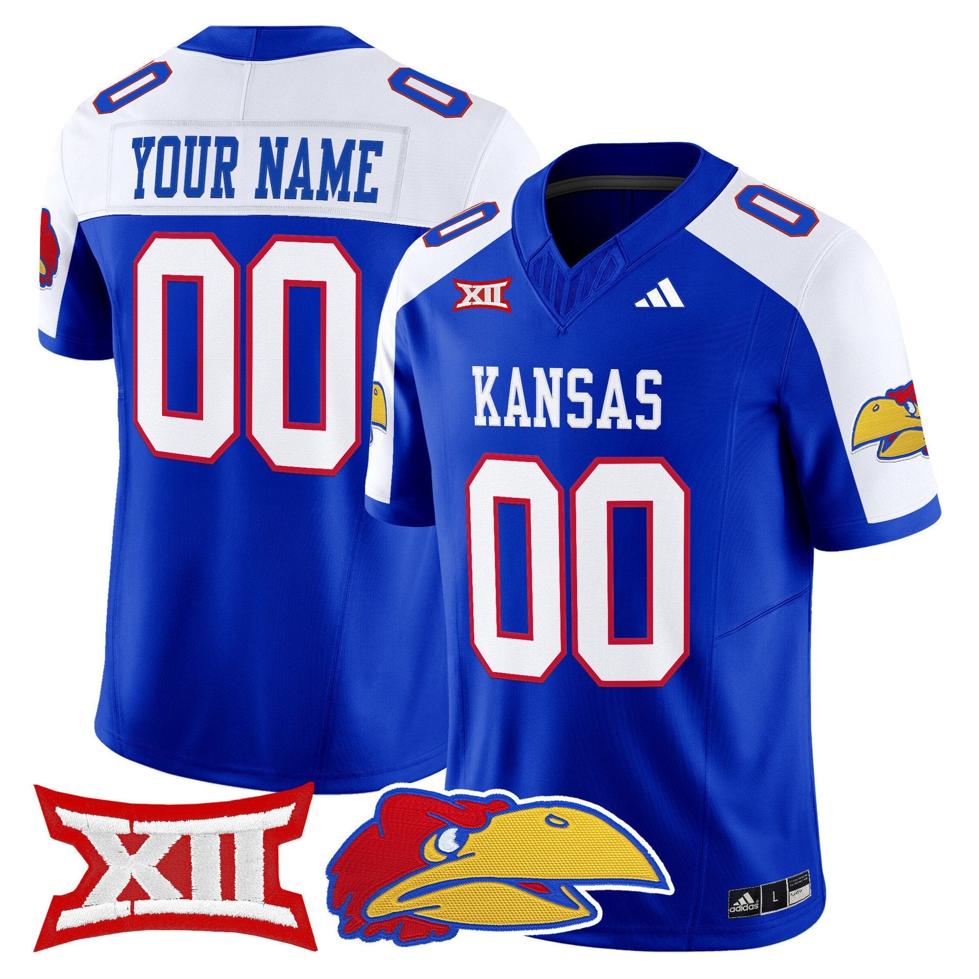 Custom Kansas Jayhawks Jersey Name, Number 2025 Limited Stitched
