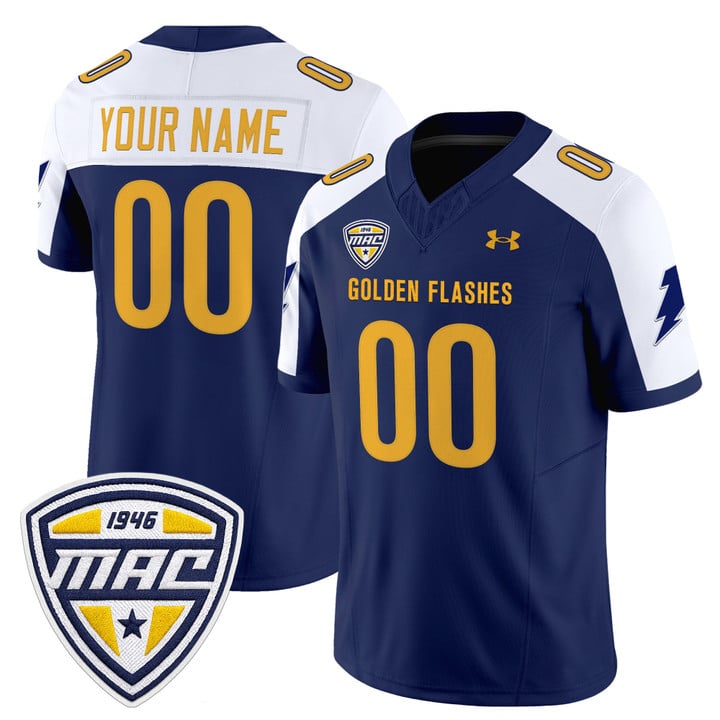 Custom Kent State Golden Flashes Jersey 2025 Limited Stitched