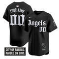 Custom Los Angeles Angels Jersey Gothic Halo Edition Stitched