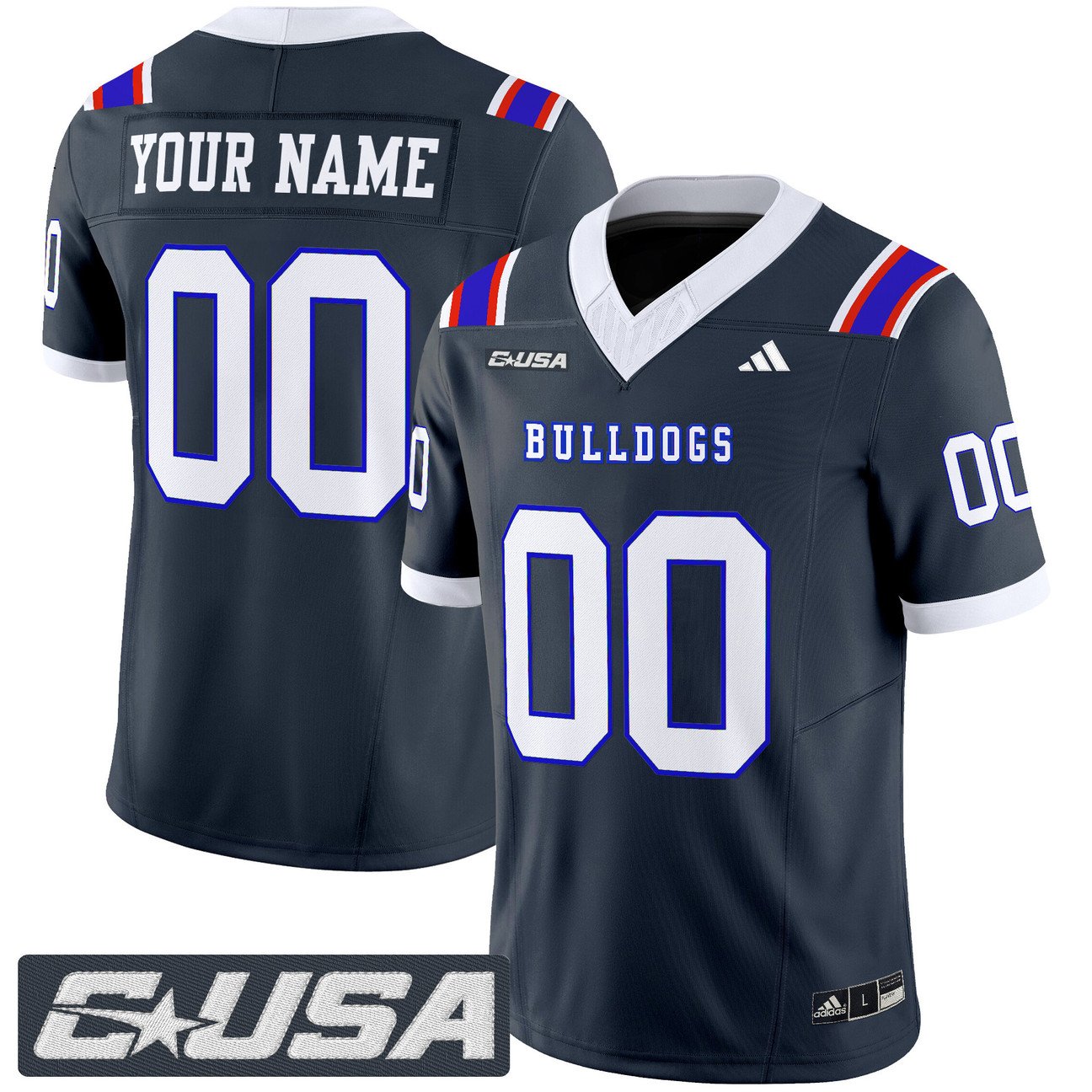 Custom Louisiana Tech Bulldogs Jersey 2025 Vapor Limited Stitched