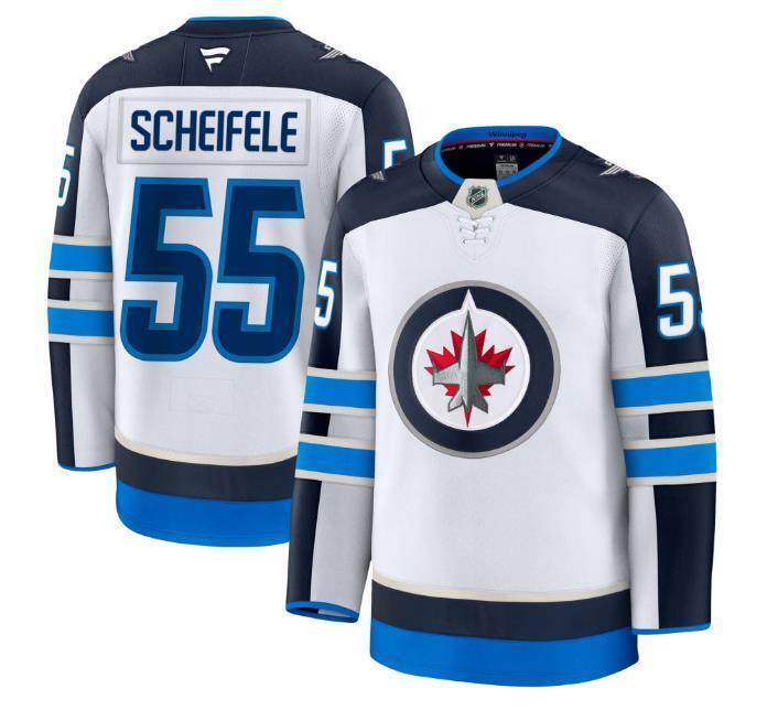 Custom Mark Scheifele Jets Jersey - Alternate  All Stitched