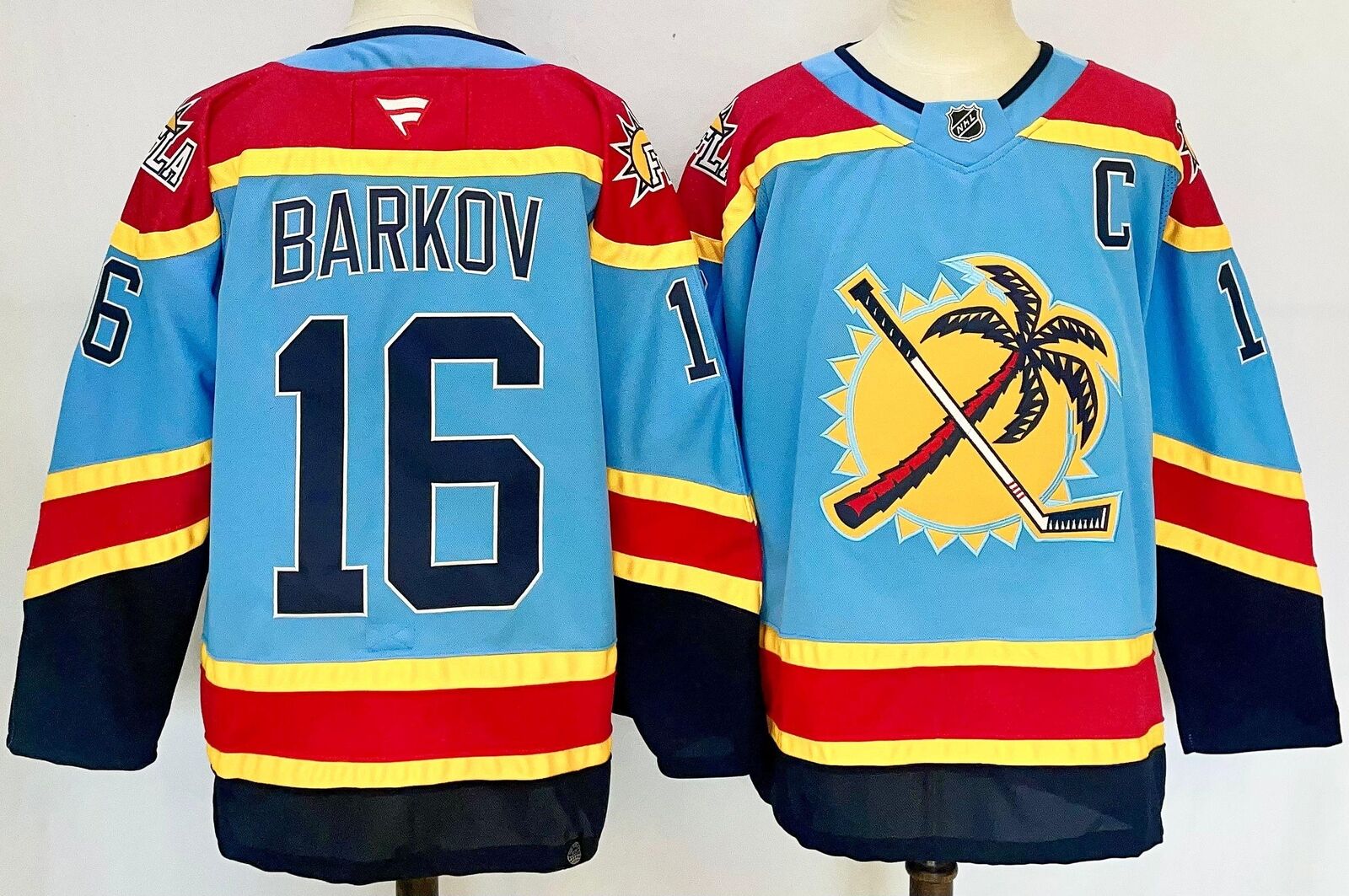 Custom Men Aleksander Barkov Panthers Jersey All Stitched