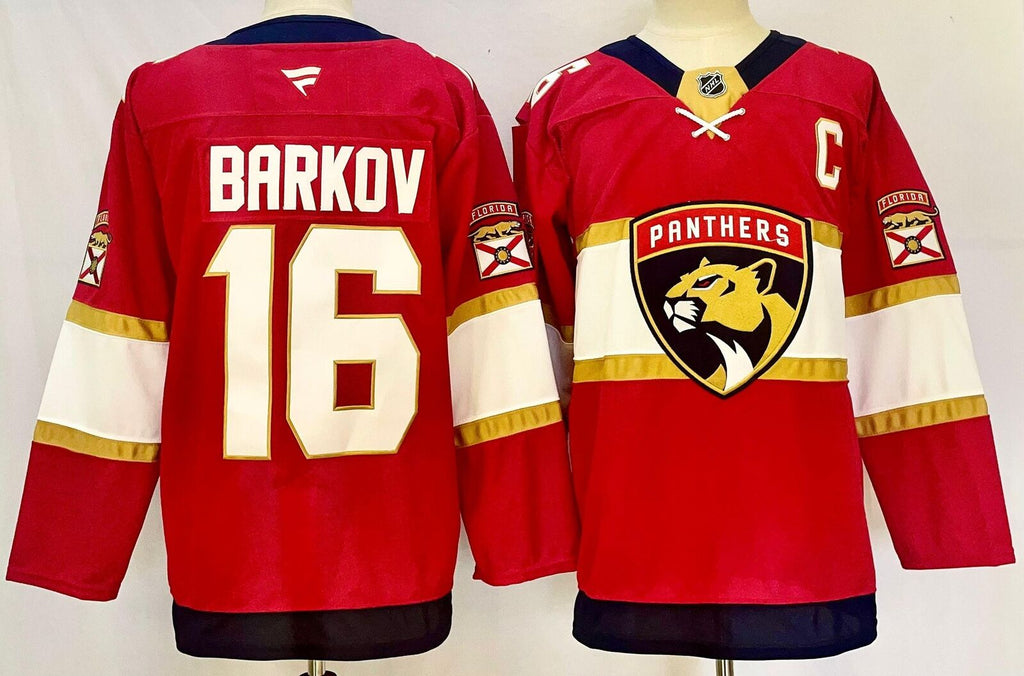 Custom Men Aleksander Barkov Panthers Jersey All Stitched