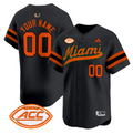 Custom Miami Hurricanes Jersey Name, Number 2024 Baseball