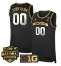 Custom Michigan Wolverines Jersey 2026 National Champions Stitched