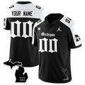 Custom Michigan Wolverines Jersey Gothic Vapor Limited Football Stitched