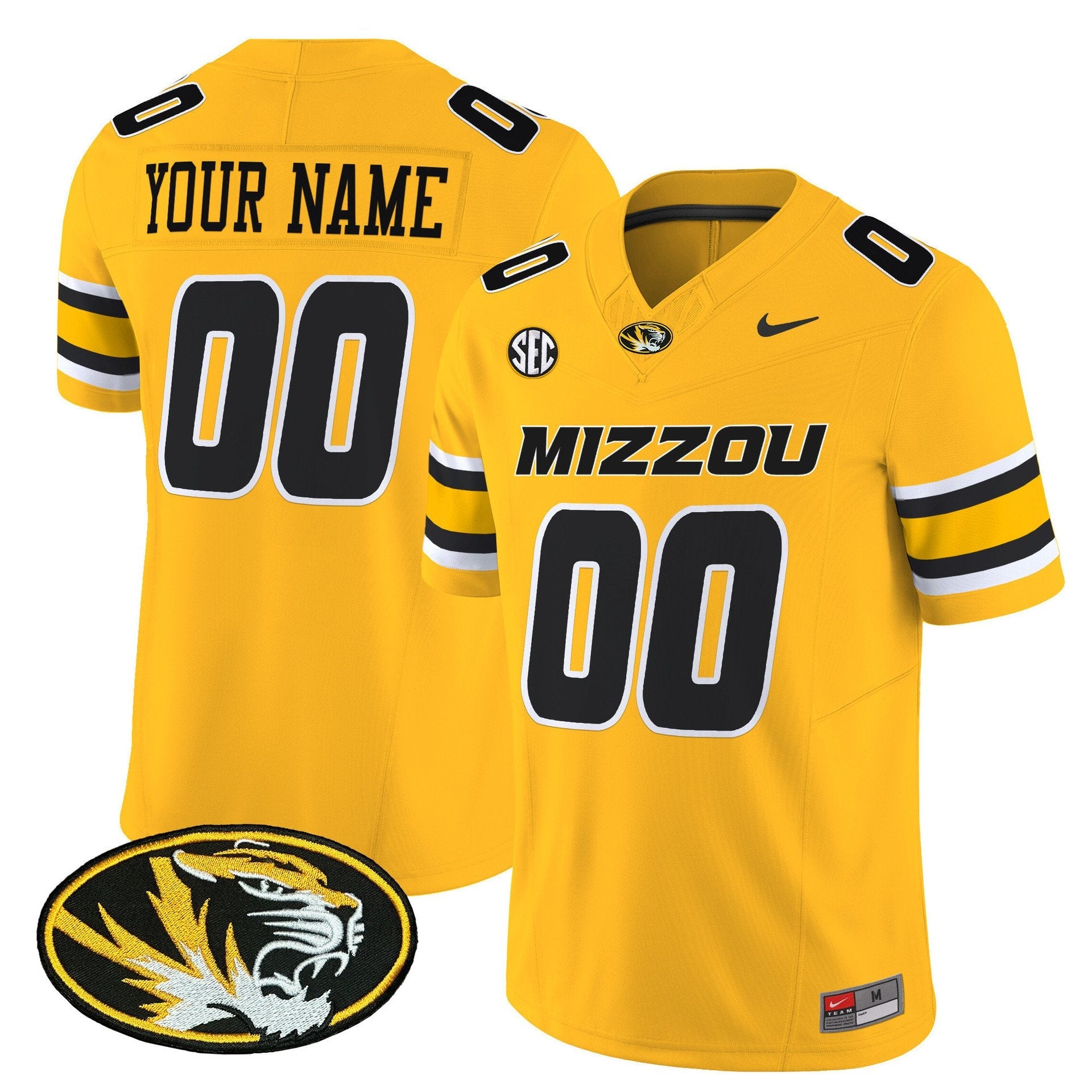 Custom Missouri Tigers Jersey Name, Number 2025 Vapor Limited Stitched