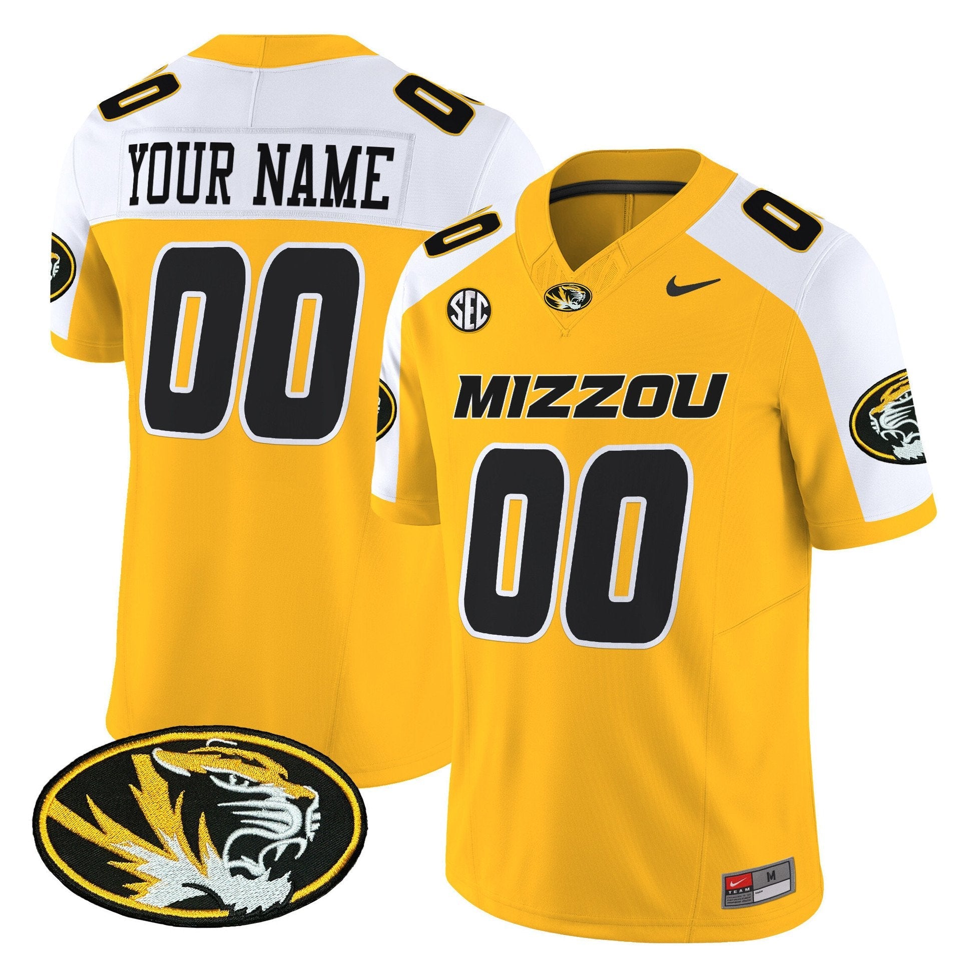 Custom Missouri Tigers Jersey Name, Number 2025 Vapor Limited Stitched