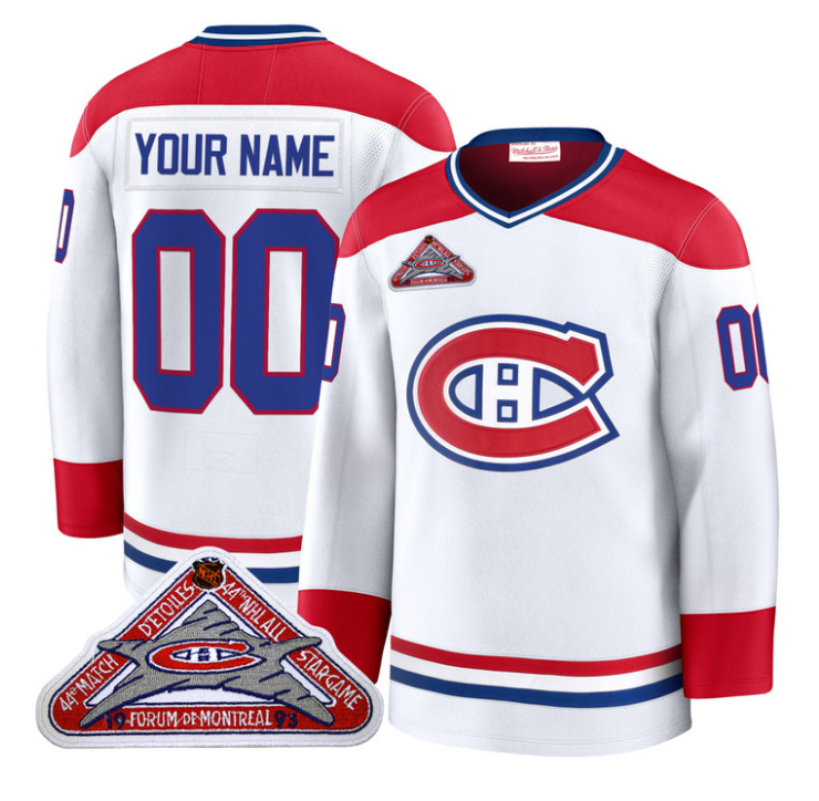 Custom Montreal Canadiens Jersey Name, Number Timeless Premium Stitched 1992