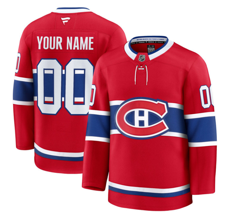 Custom Montreal Canadiens Jersey Name, Number Timeless Premium Stitched 1992
