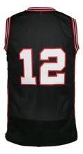 Bullets Jersey #12 Baltimore Washington Retro Basketball New Black