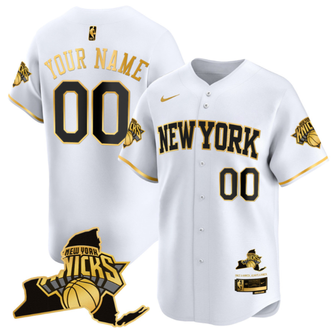 Custom New York Knicks Jersey Vapor Limited Baseball Stitched