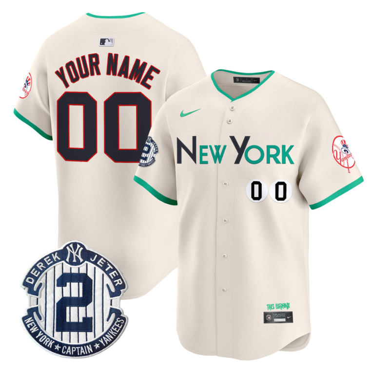 Custom New York Yankees Jersey Apple Patch Vapor Premier Limited All Stitched
