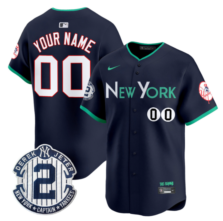 Custom New York Yankees Jersey Apple Patch Vapor Premier Limited All Stitched