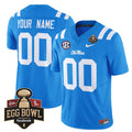 Custom Ole Miss Rebels Jersey 2025 Egg Bowl Vapor Limited Stitched