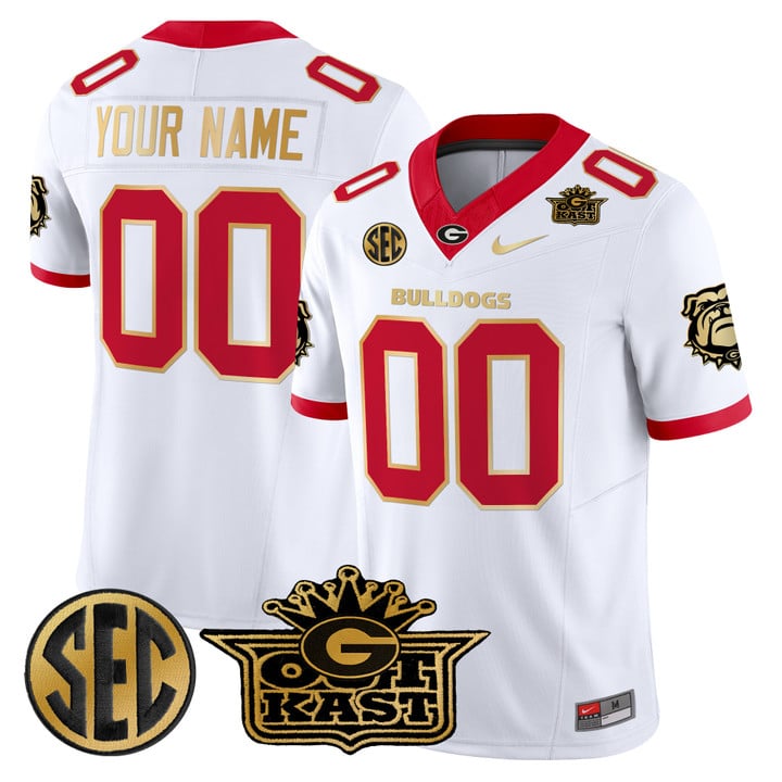 Custom Outkast x Georgia Bulldogs Jersey Vapor Limited Stitched