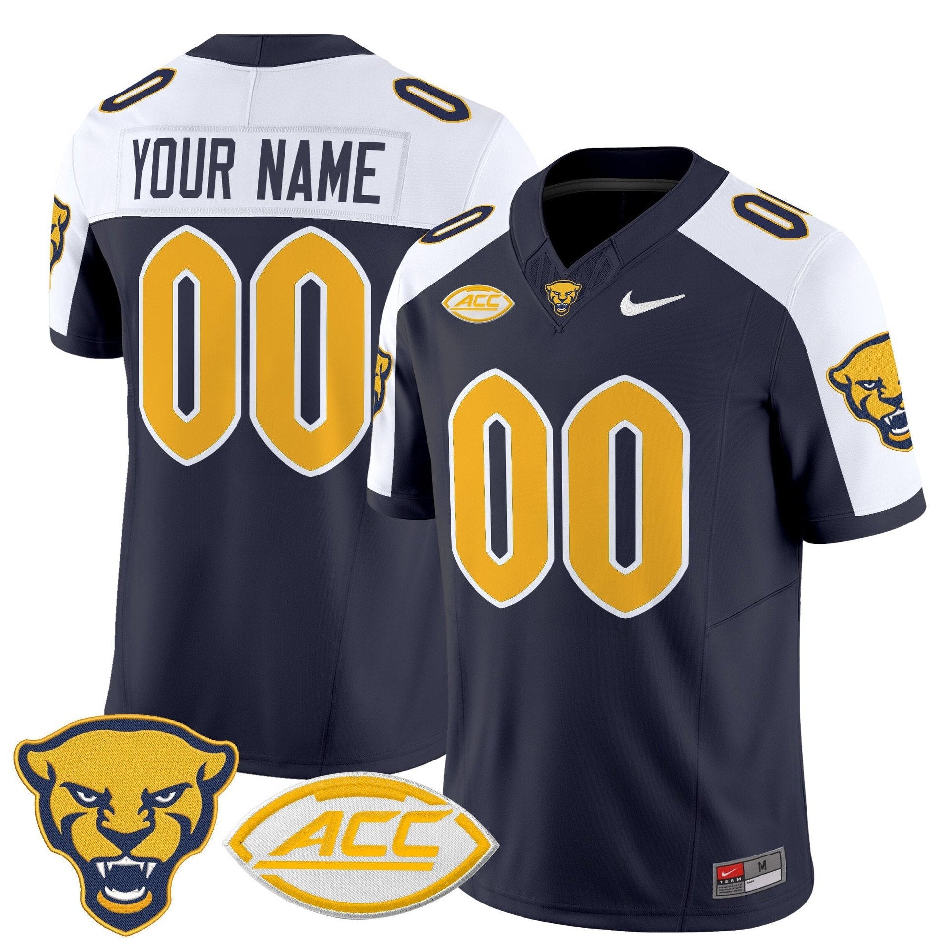 Custom Pittsburgh Panthers Jersey Name, Number 2025 Limited Stitched