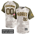 Custom San Diego Padres Jersey 2025 Armed Forces Day Vapor Stitched