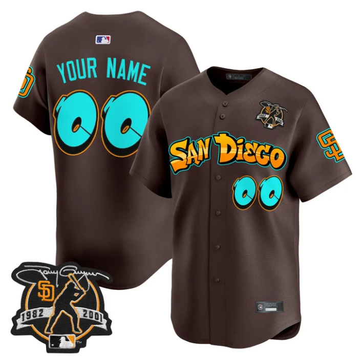 Custom San Diego Padres Jersey Graffiti Barrio Edition Limited Stitched