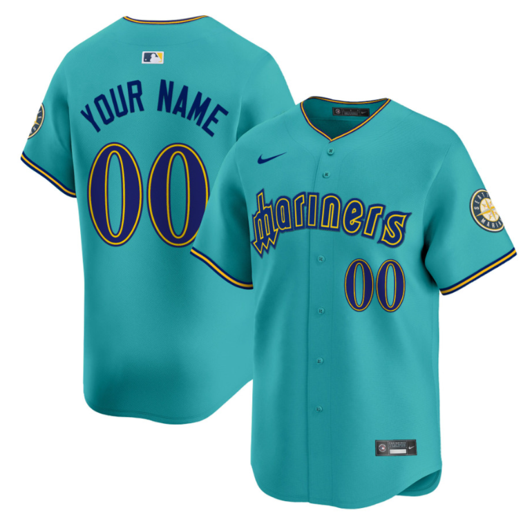Custom Seattle Mariners Jersey 2025 Vapor Premier Limited Stitched
