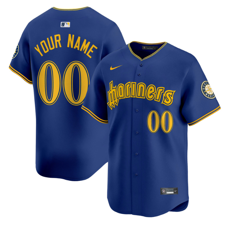 Custom Seattle Mariners Jersey 2025 Vapor Premier Limited Stitched
