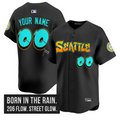 Custom Seattle Mariners Jersey Name, Number Graffiti Emerald Drop Edition