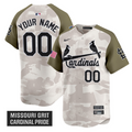 Custom St. Louis Cardinals Jersey 2025 Armed Forces Day Vapor Stitched