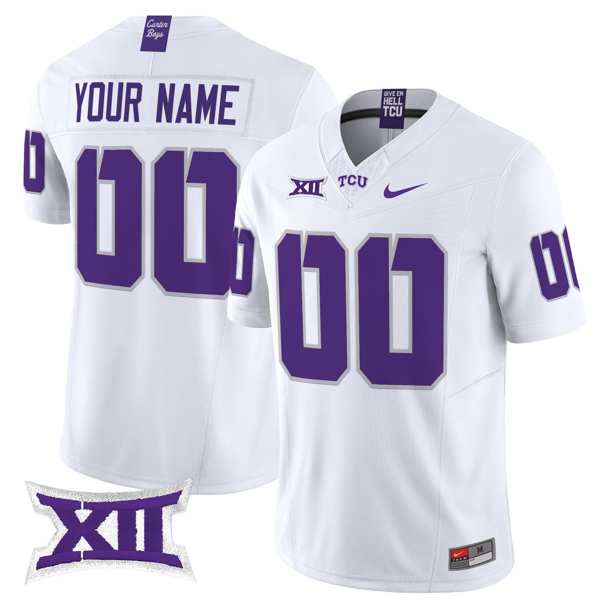 Custom TCU Horned Frogs Jersey Name, Number 2025 Limited Stitched
