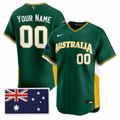 Custom Team Australia Jersey Name, Number 2026 World Baseball Stitched